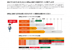 Announcement on Office2007
